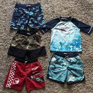 Kids Swim Shorts size 4-5 lot